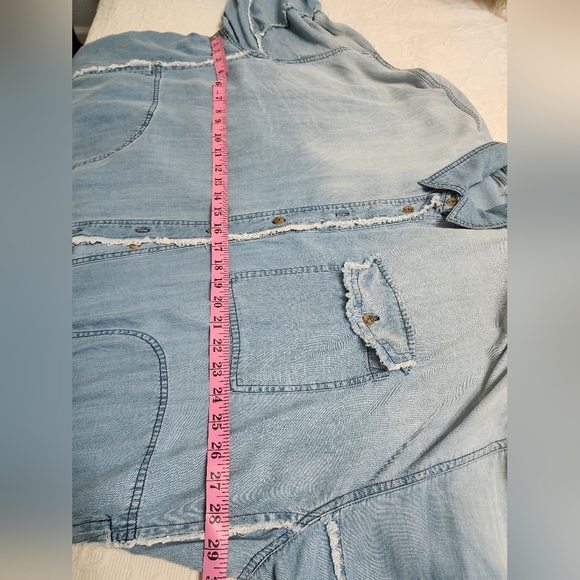 Ladies Soft Jean Duster OS - Picture 8 of 10